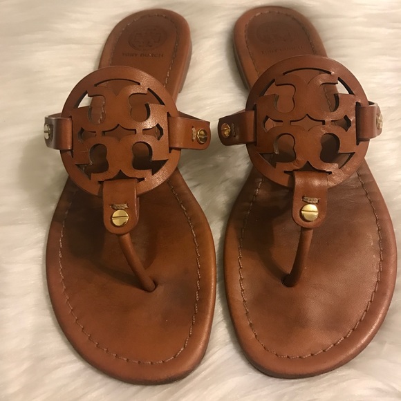 poshmark tory burch miller sandals